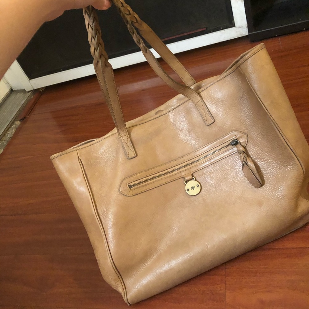 Tan Leather shopper